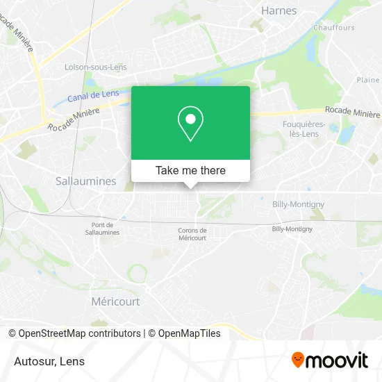 Autosur map