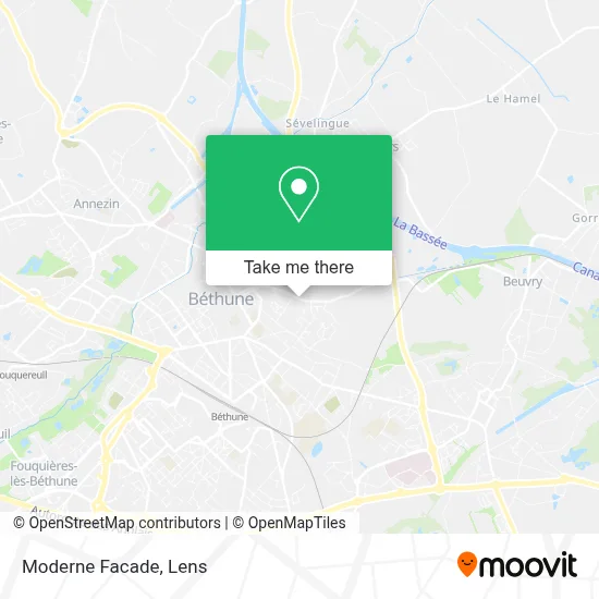 Moderne Facade map