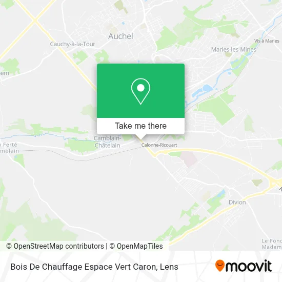 Bois De Chauffage Espace Vert Caron map