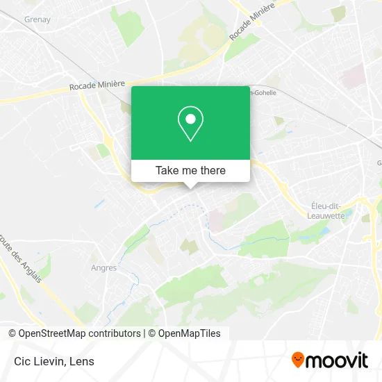 Cic Lievin map