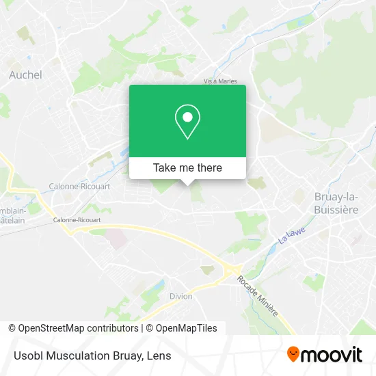 Usobl  Musculation  Bruay map
