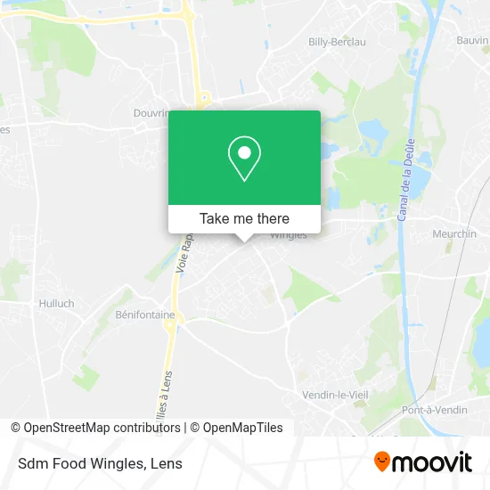 Sdm Food Wingles map