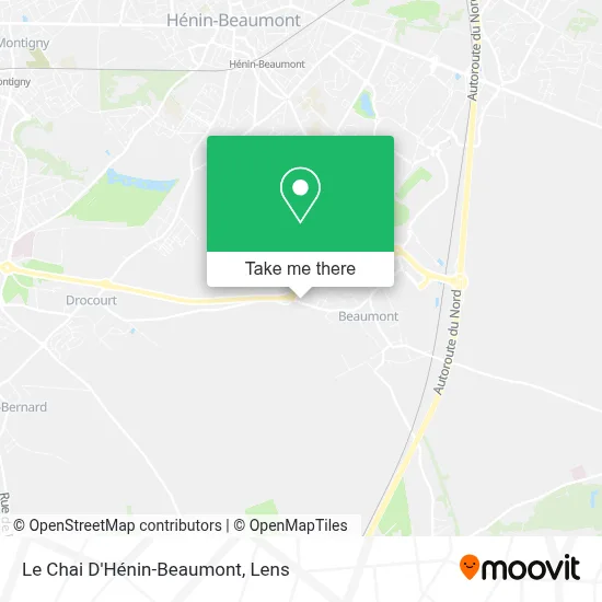 Le Chai D'Hénin-Beaumont map