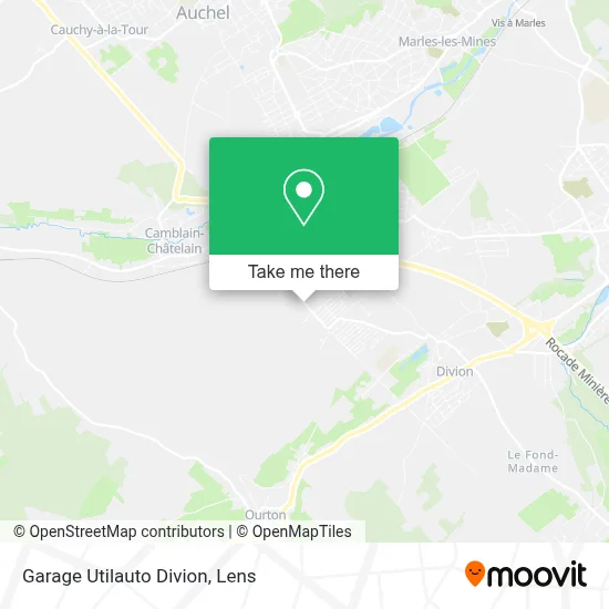 Garage Utilauto Divion map