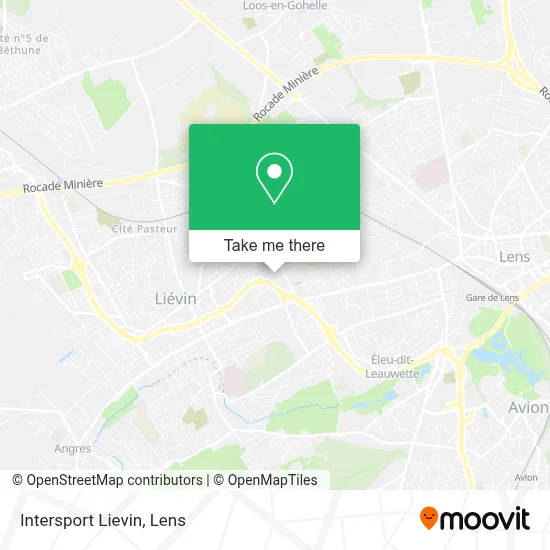 Intersport Lievin map
