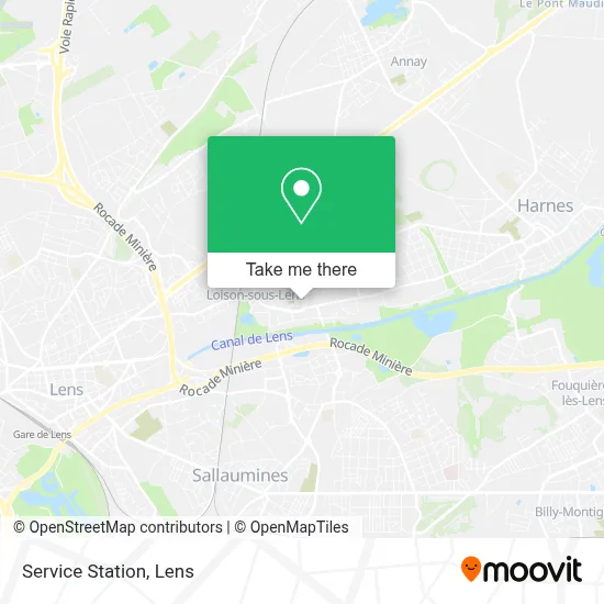 Station Service map