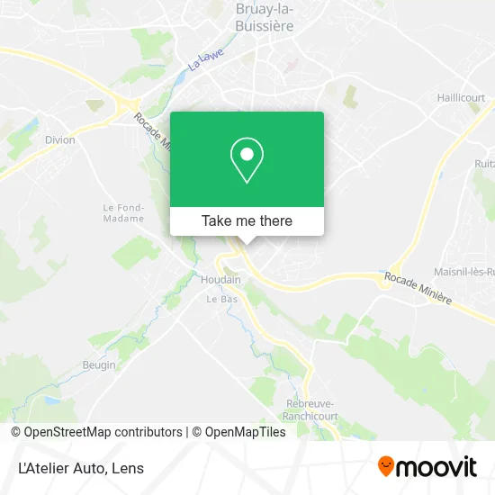 L'Atelier Auto map