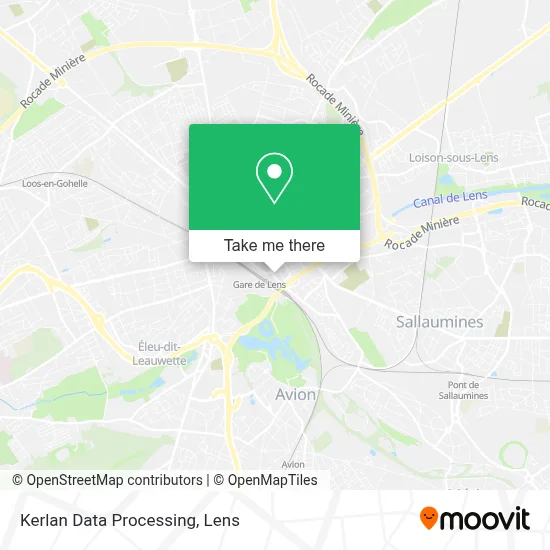 Kerlan Data Processing map