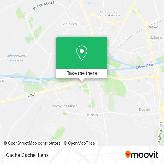 Mapa Cache Cache