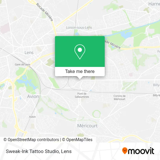 Sweak-Ink Tattoo Studio map