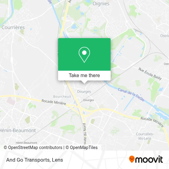 And Go Transports map