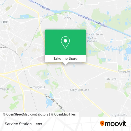 Station Service map