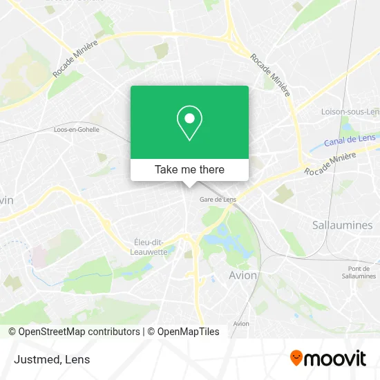 Justmed map
