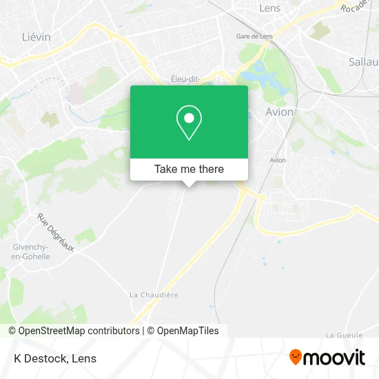 K Destock map