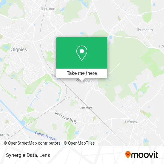 Synergie Data map