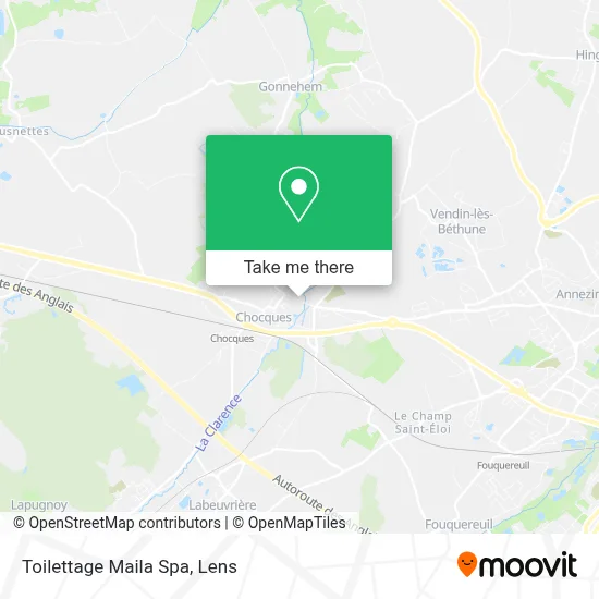 Toilettage Maila Spa map