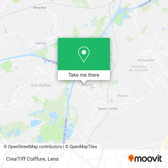 Crea'Tiff Coiffure map
