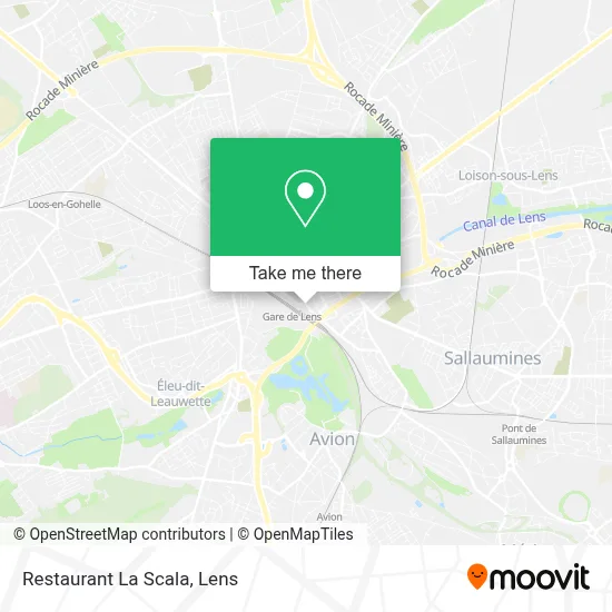 Restaurant La Scala map