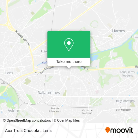 Aux Trois Chocolat map