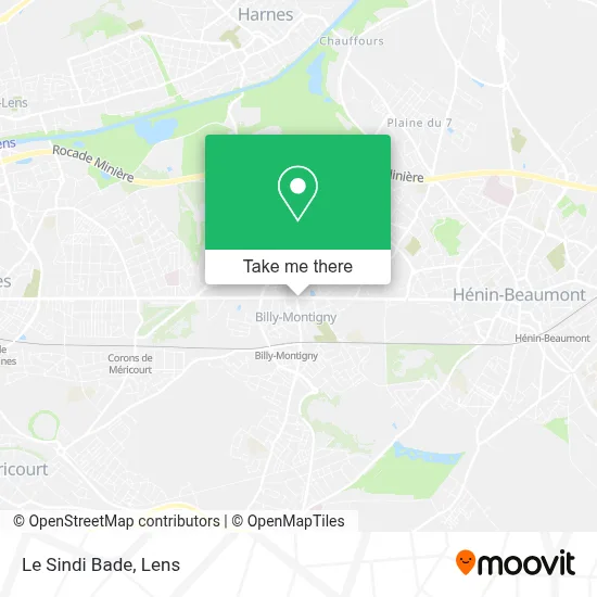 Le Sindi Bade map
