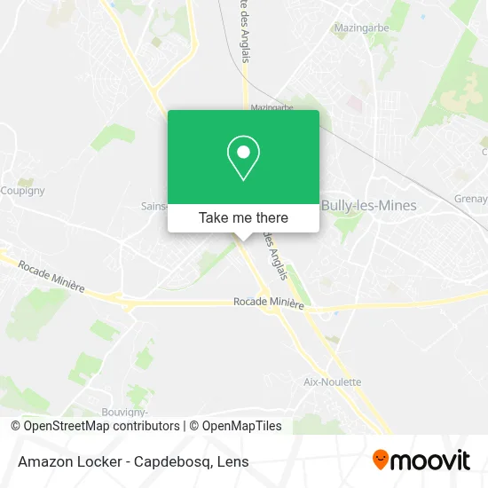 Amazon Locker - Capdebosq map