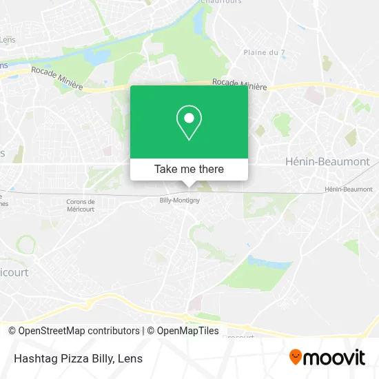 Hashtag Pizza Billy map