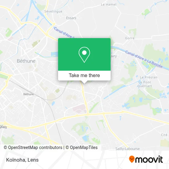 Koïnoha map