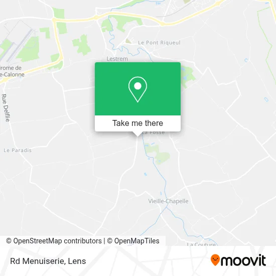 Rd Menuiserie map