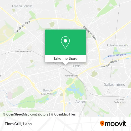 Flam'Grill map