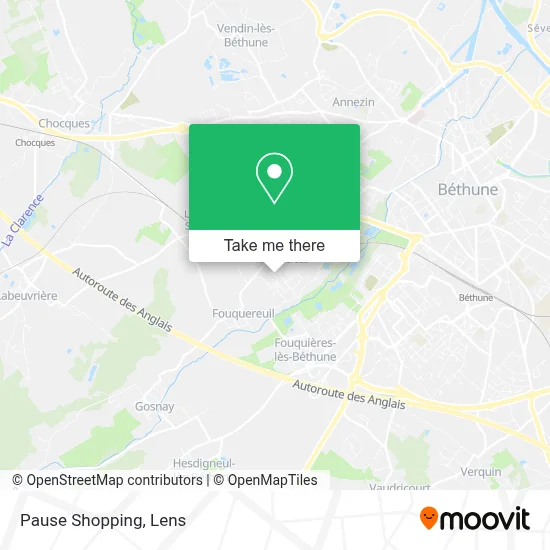 Pause Shopping map