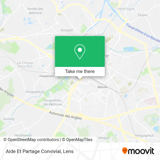 Aide Et Partage Convivial map