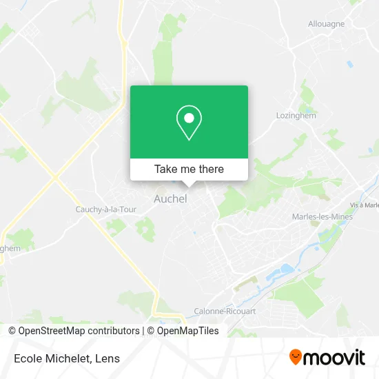 Ecole Michelet map