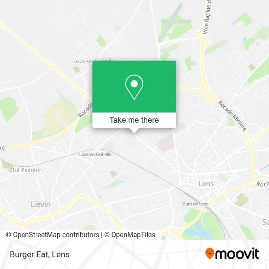 Burger Eat map