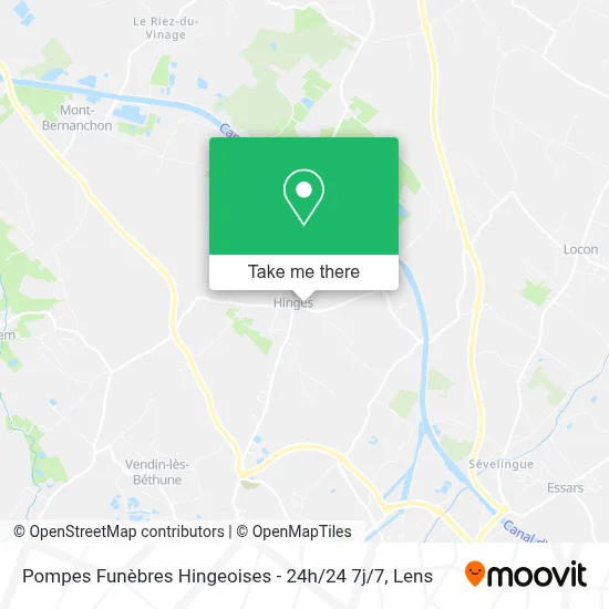 Pompes Funèbres Hingeoises - 24h / 24 7j / 7 map