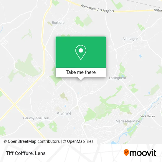 Tiff Coiffure map