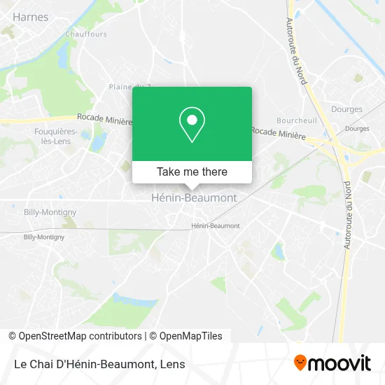 Le Chai D'Hénin-Beaumont map