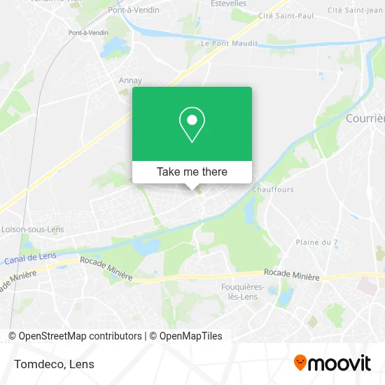 Tomdeco map