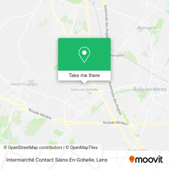 Intermarché Contact Sains-En-Gohelle map