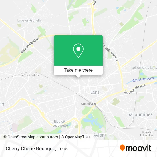Cherry Chérie Boutique map