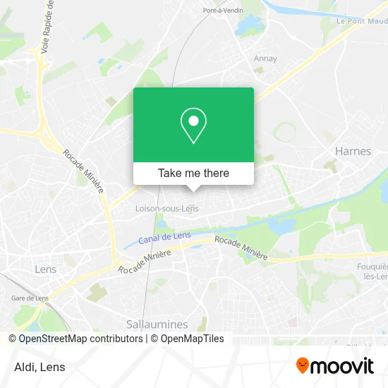 Aldi map