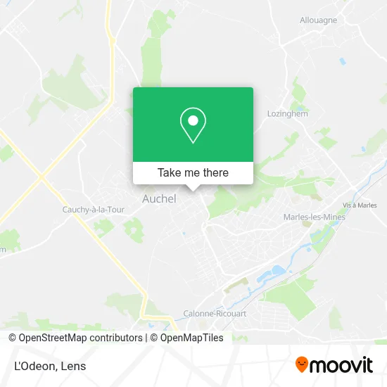 L'Odeon map