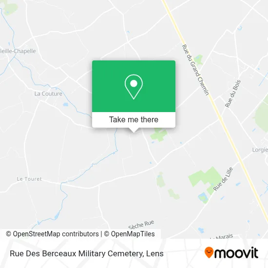 Rue Des Berceaux Military Cemetery map