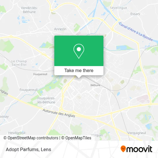 Adopt Parfums map