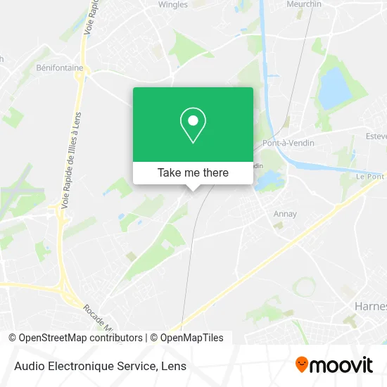 Audio Electronique Service map