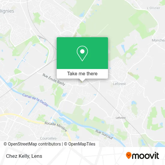 Chez Kelly map