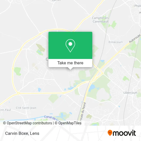 Carvin Boxe map