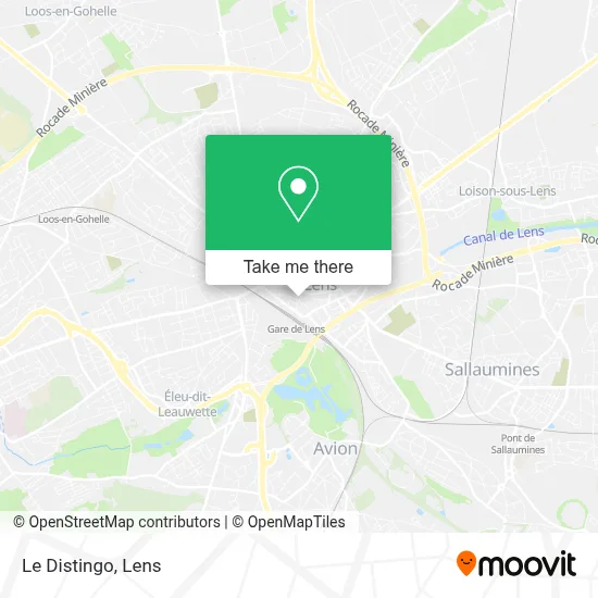 Le Distingo map