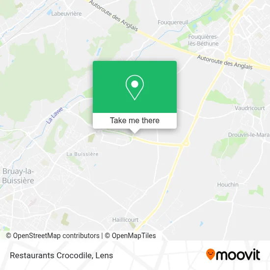 Restaurants Crocodile map