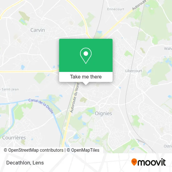 Decathlon map