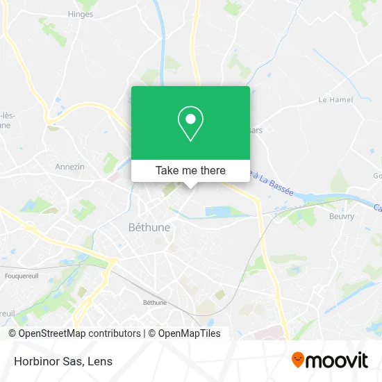 Horbinor Sas map
